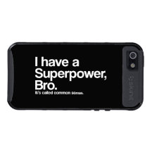 Common Sense Superpower iPhone 5 Covers