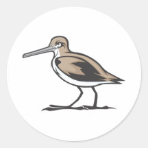 Common Snipe Bird Sticker