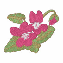Common Violets embroidered shirts by ZazzleEmbroidery Common Violets embroidered shirts