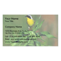 Common Yellowthroat Business Card Templates