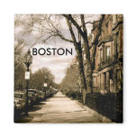 Commonwealth Avenue Neighborhood (sepia) magnets