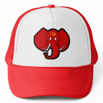 Communelephant Red Elephant hats