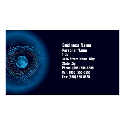 Communication Concept Business Card