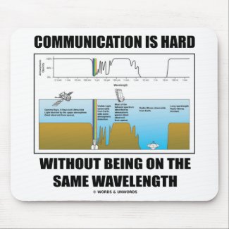 Communication Hard Without Being Same Wavelength mousepad