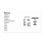 Communication Is A Matter Of Morse (Morse Code) Business Card