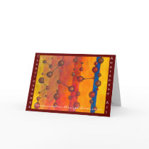 Communication through dimensions - card