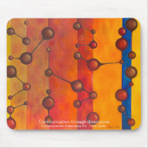 Communication through dimensions mouse pad mousepads by Dinasoker Communication through dimensions mouse pad mousepads