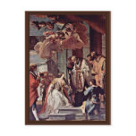Communion And Martyrdom Of Saint Lucia By Ricci Post Card