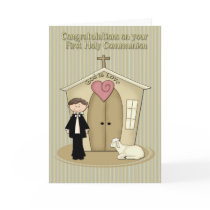 Communion Boy Cards