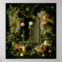 Communion cup and host poster