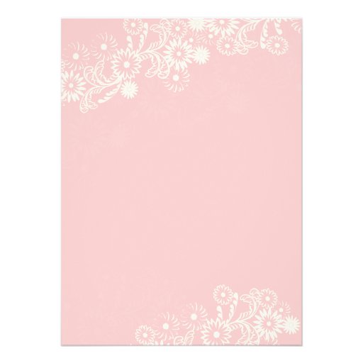 Communion Daisy Pink Personalized Announcement