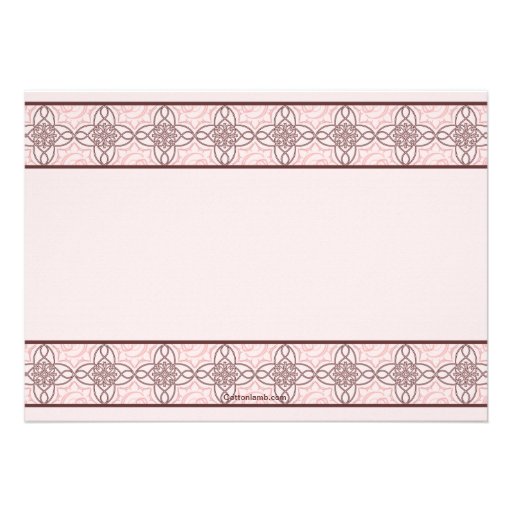 Communion Day Pink Invitation