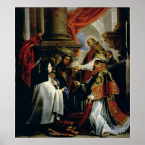 Communion of St. Teresa of Avila  c.1670 Posters