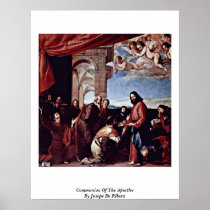 Communion Of The Apostles By Jusepe De Ribera Posters