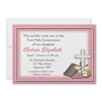 Communion Pink Invitation