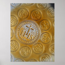 Communion wafer mold posters