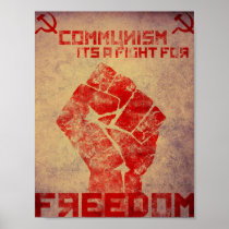 Communism is a fight poster