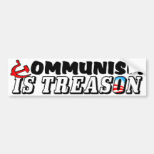 Communism Is Treason! Bumper Sticker