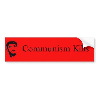 Communism kills! bumper sticker by chesterbelloc