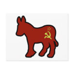 Communist Donkey Postcard