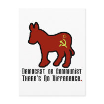 Communist Donkey postcards by AmericanElephant Communist Donkey postcards