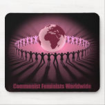 Communist Feminist PC Mouse Pad