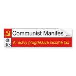 Communist IRS bumper sticker