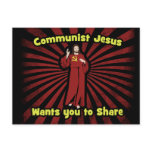 Communist Jesus Post Cards
