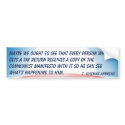 Communist Manifesto & Tax Returns bumper stickers by OBumper Communist Manifesto & Tax Returns bumper stickers