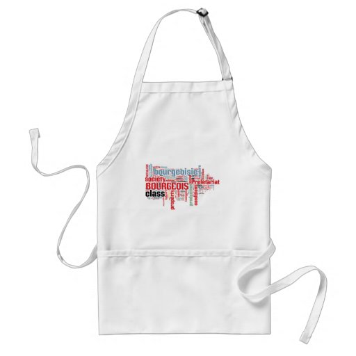 Communist Manifesto Word Cloud Apron