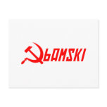 Communist Obama Postcard