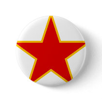 Communist Red Star Pinback Button