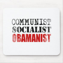 COMMUNIST SOCIALIST OBAMANIST Faded.png mousepads