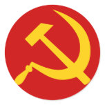 Communist USSR Russian Hammer and Sickle Sticker