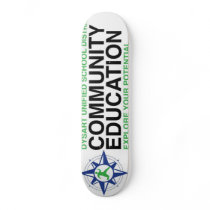 Community Ed Compass Skateboard by communityeducation Community Ed Compass Skateboard