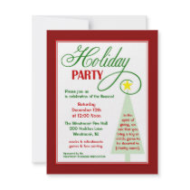 Community Event Holiday Party Invitation