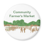 Community Farmer's Market Products magnets