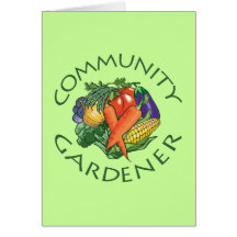 Community Gardening Greeting Card