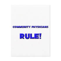 Community Physicians Rule! postcards