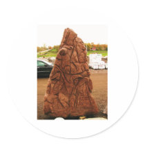 Community stone sculpting by David Hart for ACTRA stickers by actraactorsfund Community stone sculpting by David Hart for ACTRA stickers