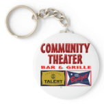 Community Theater Bar and Grill Keychain
