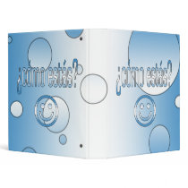 ¿Cómo Estás? Guatemala Flag Colors Pop Art Binders
