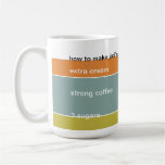 cómo hacer mi café taza