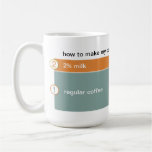 cómo hacer mi taza de café del café