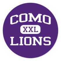 Como - Lions - Como High School - Fort Worth Texas stickers by customteamsportswear Como - Lions - Como High School - Fort Worth Texas stickers