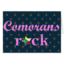 Comorans Rock - Cute Pink Cards