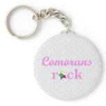 Comorans Rock - Cute Pink Keychain