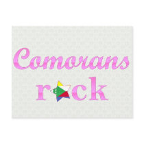 Comorans Rock - Cute Pink Post Card