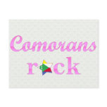 Comorans Rock - Cute Pink Post Card