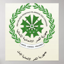 Comoros Coat of Arms detail Print